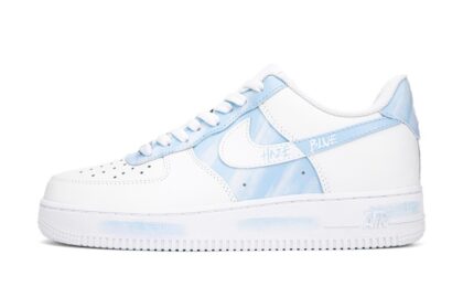 Custom Air Force 1 Shoes Blue White Sky Cloud