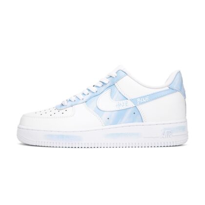 Custom Air Force 1 Shoes Blue White Sky Cloud