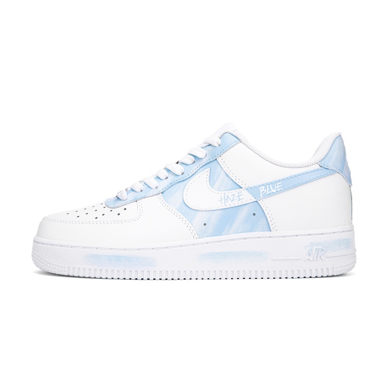 Custom Air Force 1 Shoes Blue White Sky Cloud