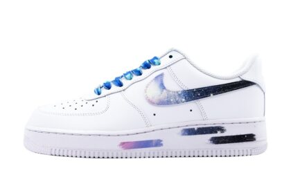 Custom Air Force 1 Shoes White Blue Celestial Ocean