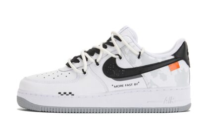 Custom Air Force 1 Shoes White Gray Polar Path