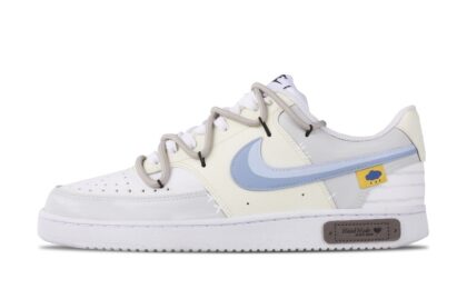 Custom Court Shoes Light Gray Urban Mist