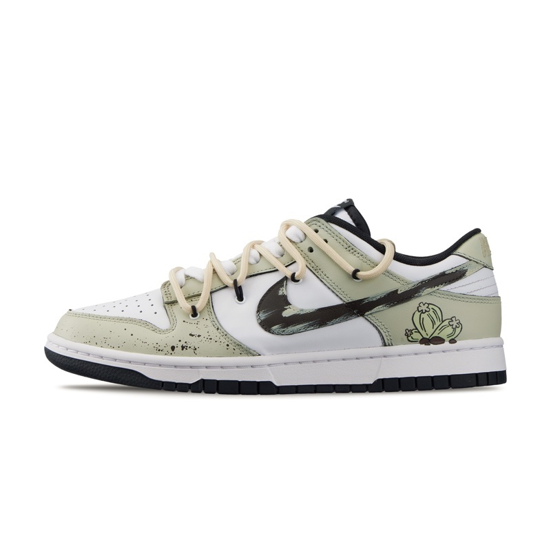 Custom Dunk Shoes Beige Brown Cactus Desert