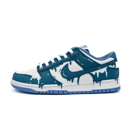 Custom Dunk Shoes White Blue Anime Ice Cream
