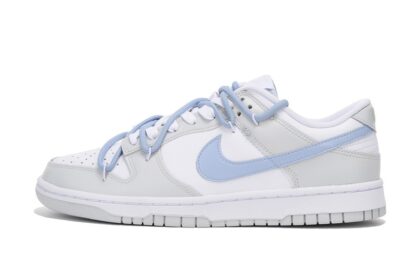 Custom Dunk Shoes White Gray Urban Beat