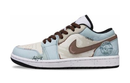 Custom Jordan Shoes Blue Cyan Galaxy Message