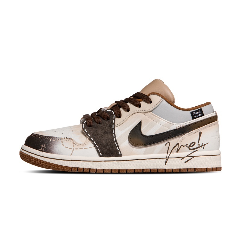 Custom Jordan Shoes Light Beige Desert Glow